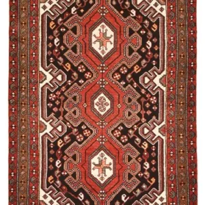 Løper Persisk teppe - Nomadisk - 283 x 104 cm - rød
