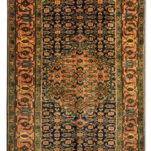 Løper Persisk teppe - Nomadisk - 284 x 143 cm - mørkeblå