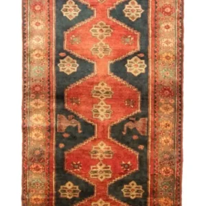 Løper Persisk teppe - Nomadisk - 286 x 107 cm - oransje