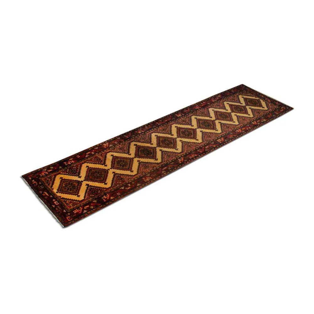 Løper Persisk teppe - Nomadisk - 286 x 76 cm - brun