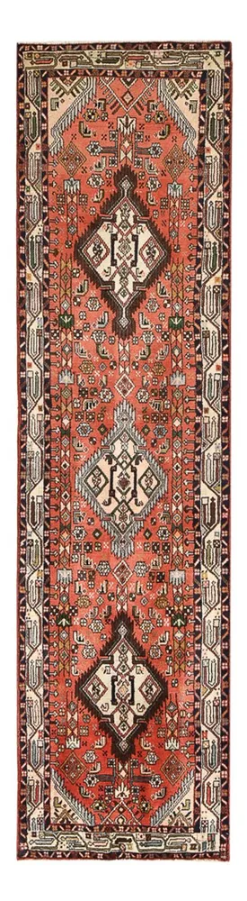 Løper Persisk teppe - Nomadisk - 286 x 75 cm - lys rød