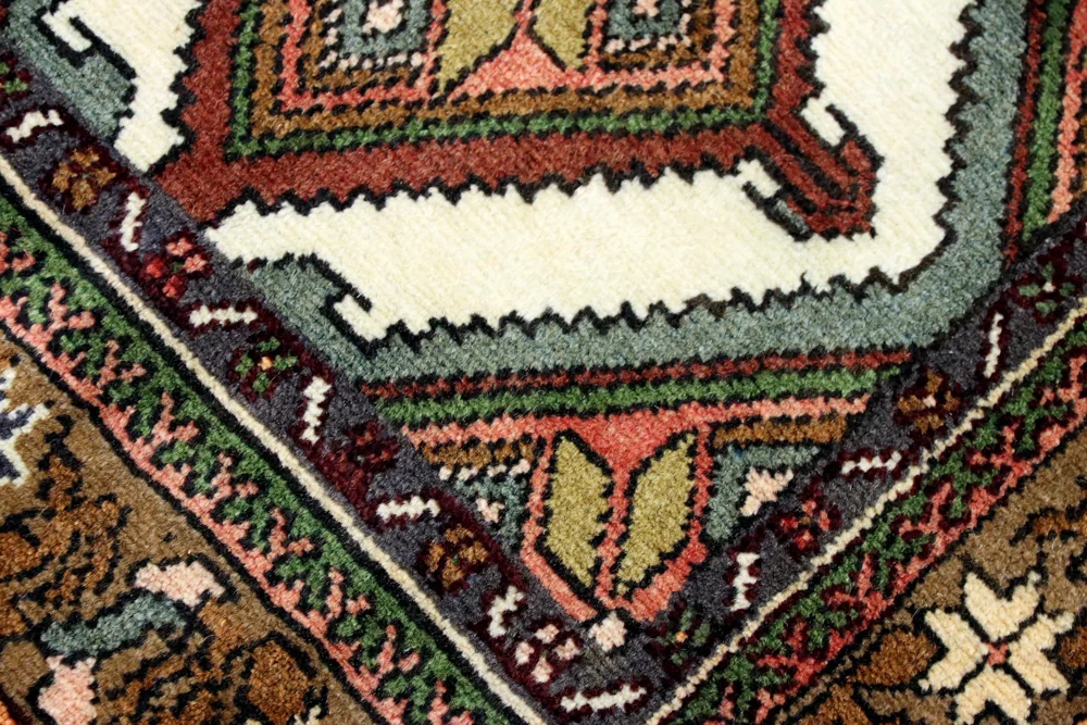 Løper Persisk teppe - Nomadisk - 286 x 83 cm - mørk beige