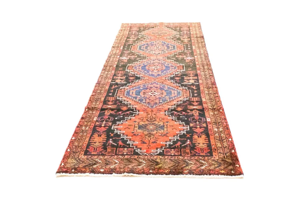 Løper Persisk teppe - Nomadisk - 287 x 102 cm - blå