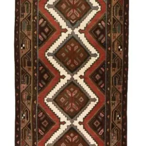 Løper Persisk teppe - Nomadisk - 287 x 78 cm - rust