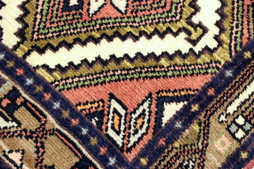 Løper Persisk teppe - Nomadisk - 288 x 77 cm - mørk beige