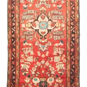 Løper Persisk teppe - Nomadisk - 288 x 84 cm - oransje