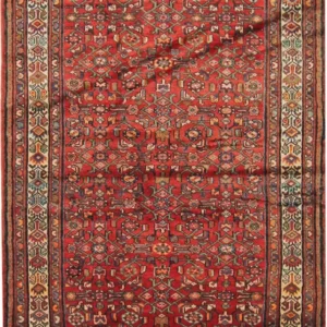 Løper Persisk teppe - Nomadisk - 290 x 141 cm - rød