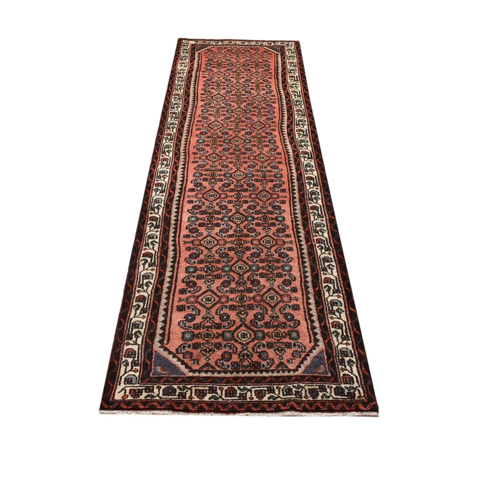 Løper Persisk teppe - Nomadisk - 290 x 80 cm - lys rød