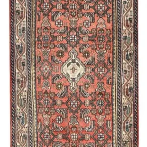 Løper Persisk teppe - Nomadisk - 290 x 84 cm - lys rød