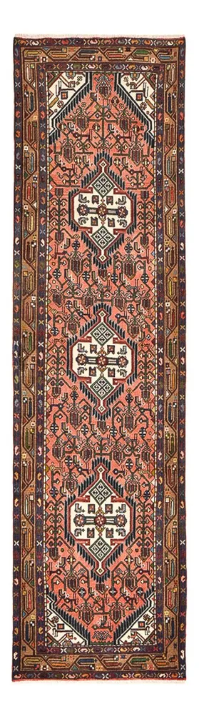 Løper Persisk teppe - Nomadisk - 291 x 82 cm - lys rød