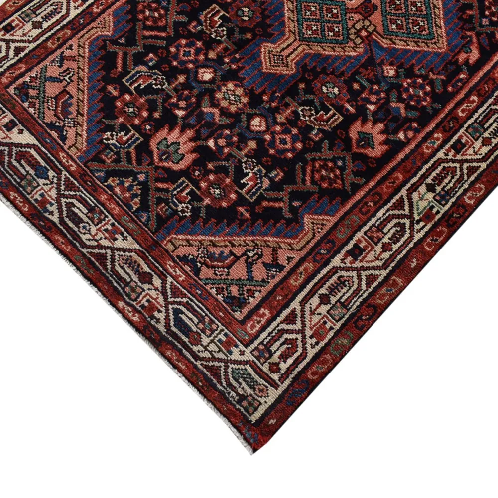 Løper Persisk teppe - Nomadisk - 293 x 86 cm - flerfarget
