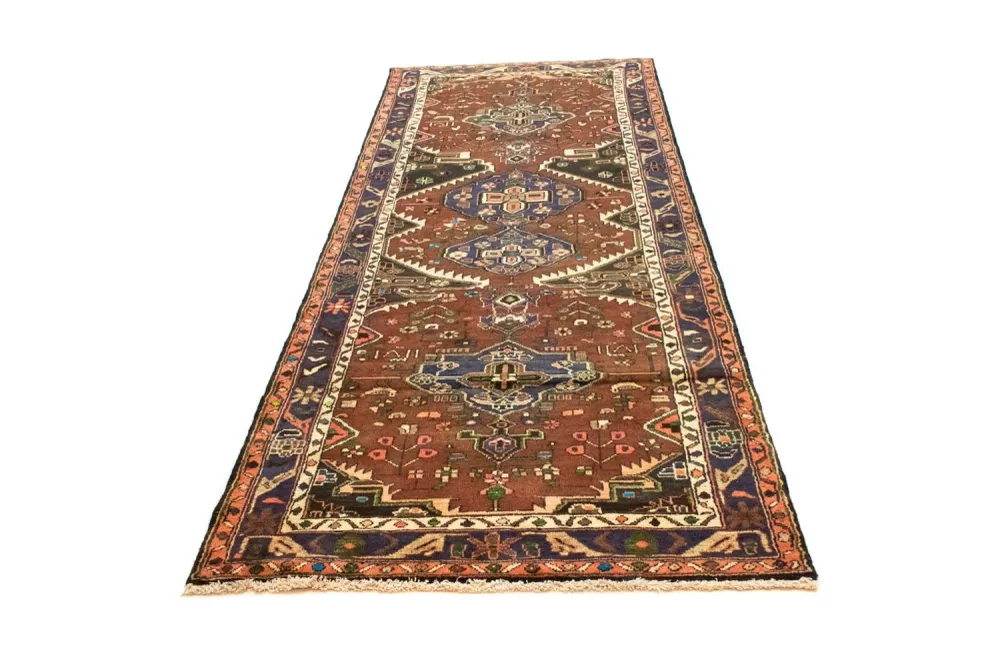 Løper Persisk teppe - Nomadisk - 295 x 107 cm - brun