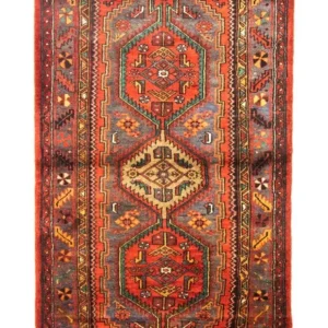 Løper Persisk teppe - Nomadisk - 295 x 110 cm - oransje