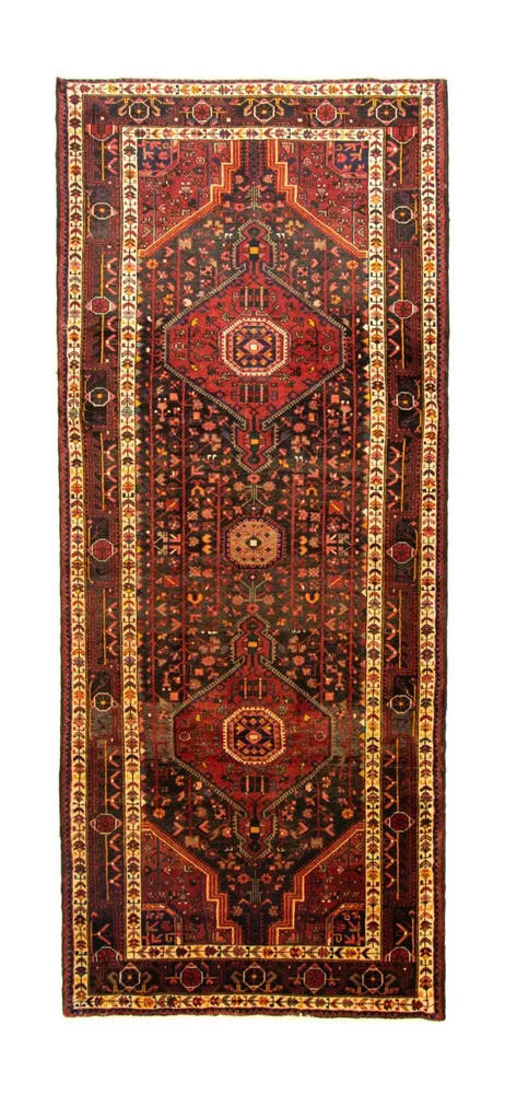 Løper Persisk teppe - Nomadisk - 295 x 125 cm - brun