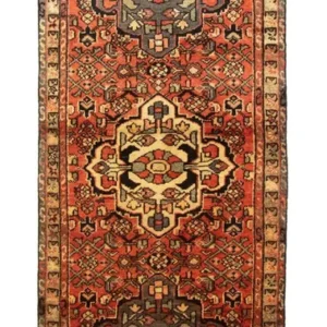 Løper Persisk teppe - Nomadisk - 295 x 96 cm - brun