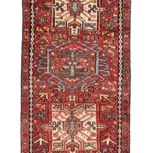 Løper Persisk teppe - Nomadisk - 295 x 70 cm - lys rød