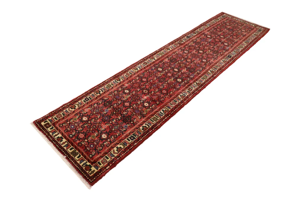 Løper Persisk teppe - Nomadisk - 296 x 74 cm - rust