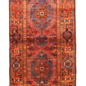 Løper Persisk teppe - Nomadisk - 297 x 102 cm - rød