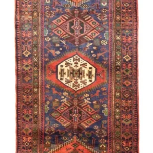 Løper Persisk teppe - Nomadisk - 297 x 102 cm - blå