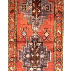 Løper Persisk teppe - Nomadisk - 297 x 105 cm - oransje