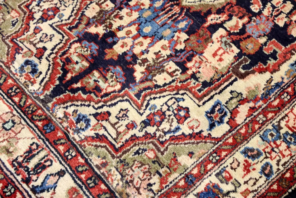 Løper Persisk teppe - Nomadisk - 297 x 110 cm - mørk beige