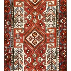 Løper Persisk teppe - Nomadisk - 297 x 111 cm - flerfarget