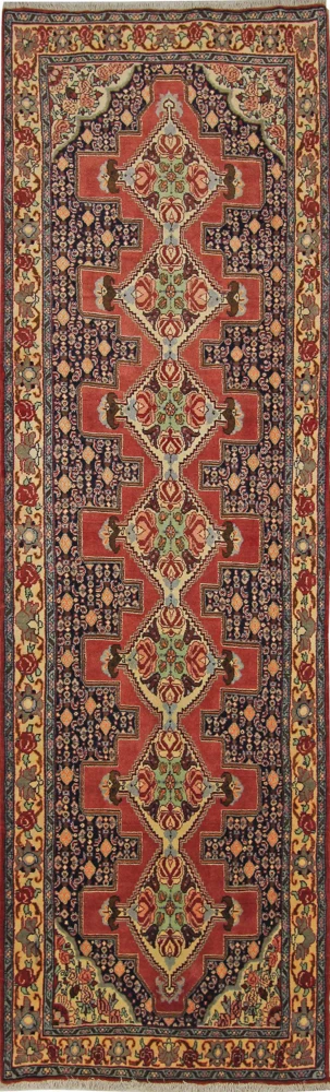 Løper Persisk teppe - Nomadisk - 297 x 88 cm - rød