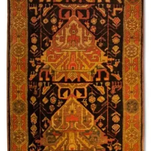 Løper Persisk teppe - Nomadisk - 297 x 77 cm - mørkeblå