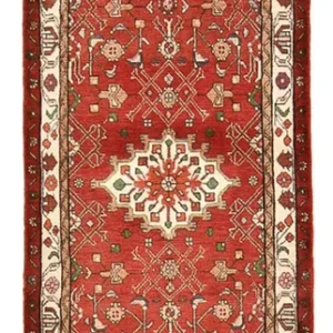 Løper Persisk teppe - Nomadisk - 297 x 85 cm - rust