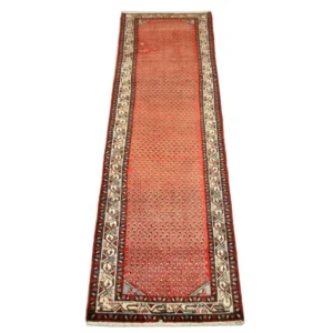 Løper Persisk teppe - Nomadisk - 298 x 80 cm - brun