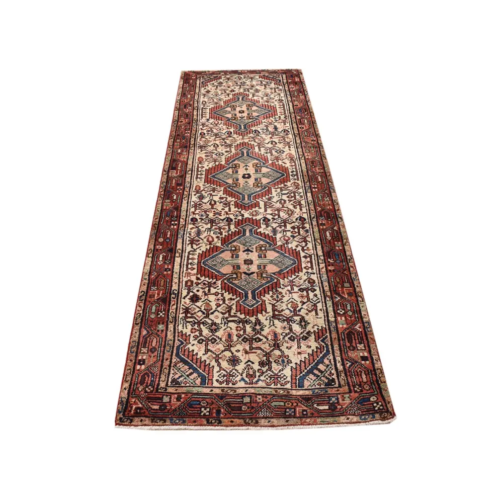 Løper Persisk teppe - Nomadisk - 298 x 86 cm - sand
