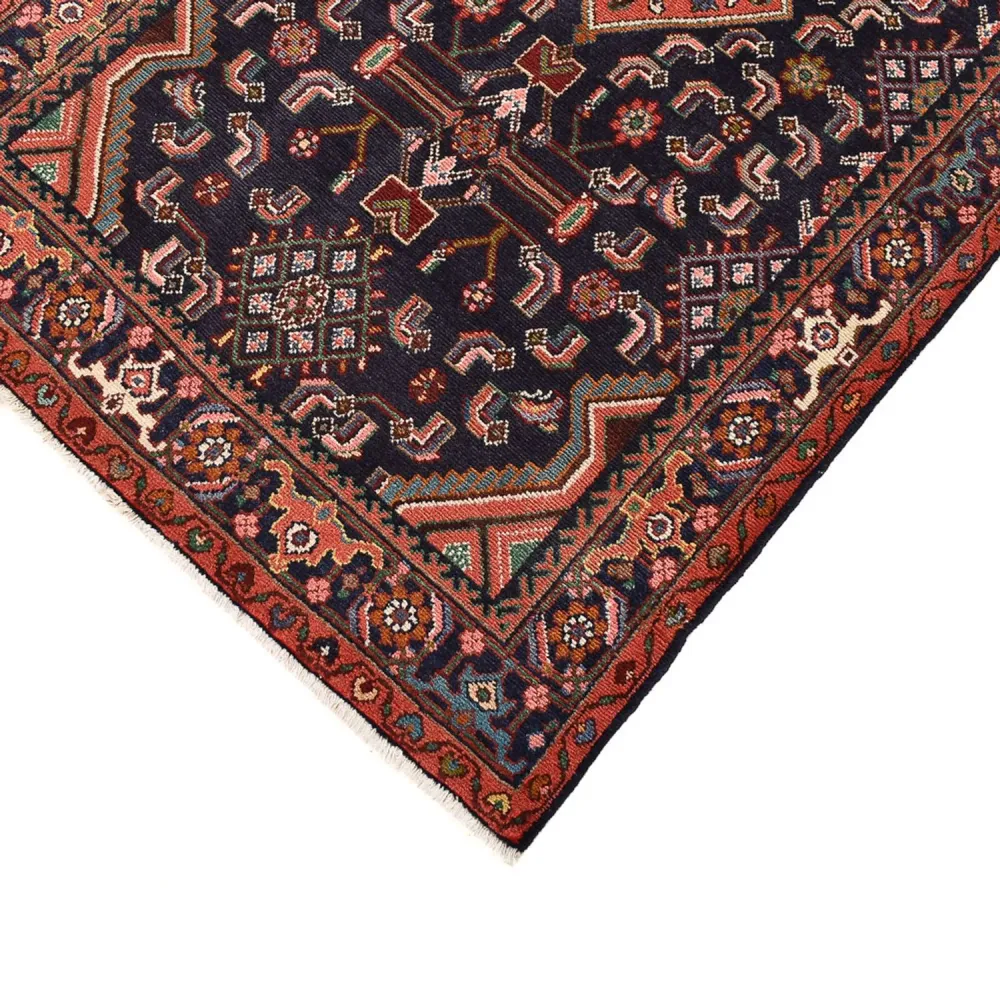 Løper Persisk teppe - Nomadisk - 300 x 107 cm - mørkeblå