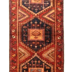 Løper Persisk teppe - Nomadisk - 300 x 108 cm - blå