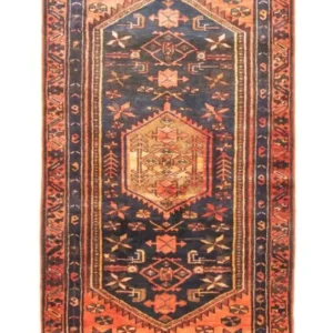 Løper Persisk teppe - Nomadisk - 300 x 112 cm - blå