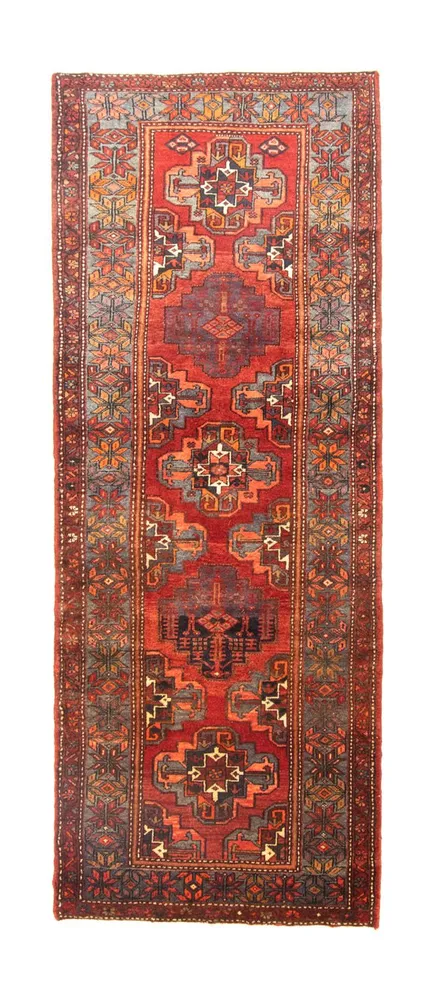 Løper Persisk teppe - Nomadisk - 300 x 113 cm - oransje