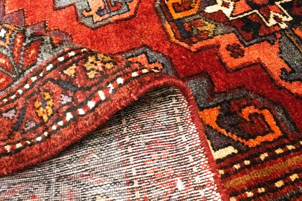Løper Persisk teppe - Nomadisk - 300 x 113 cm - oransje
