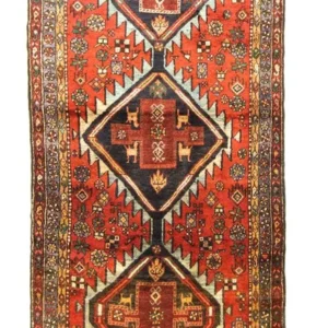 Løper Persisk teppe - Nomadisk - 300 x 114 cm - oransje