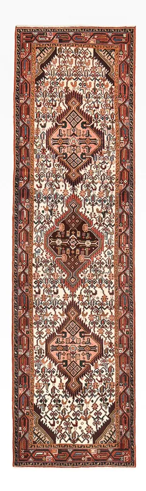 Løper Persisk teppe - Nomadisk - 300 x 85 cm - beige