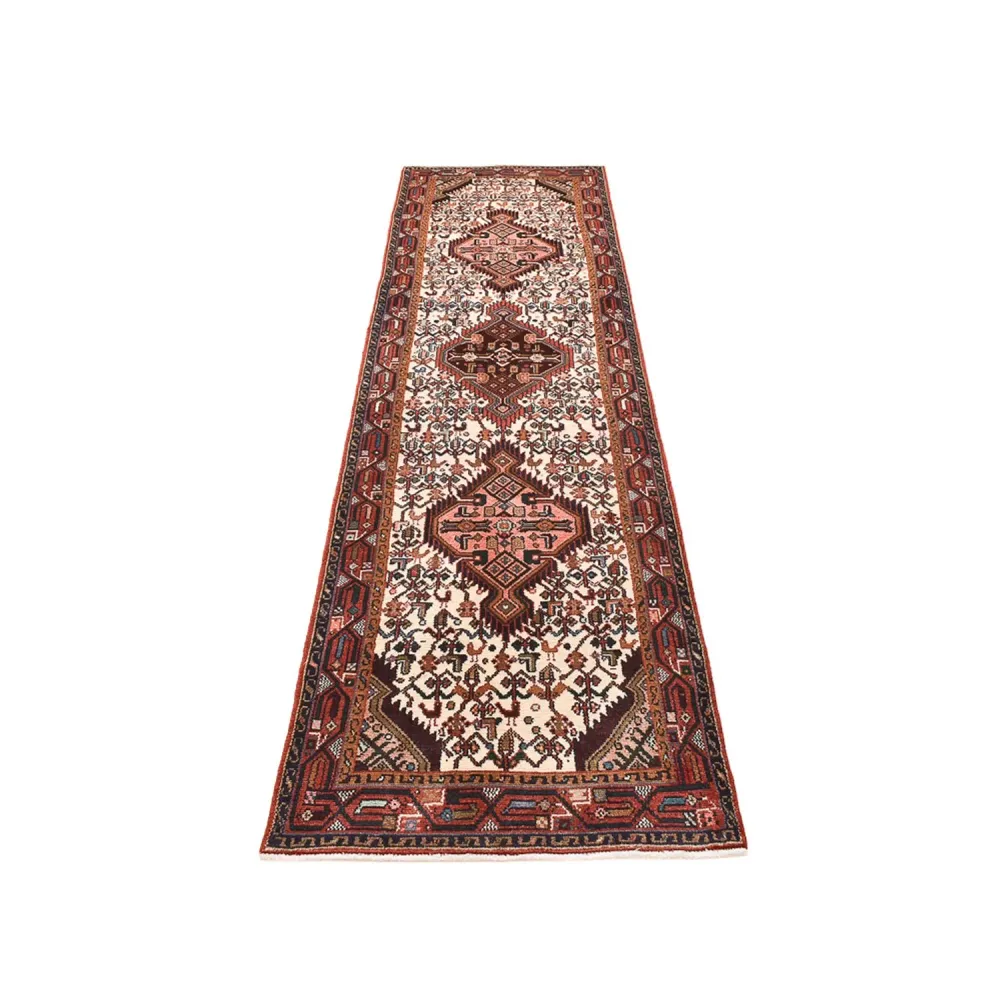 Løper Persisk teppe - Nomadisk - 300 x 85 cm - beige