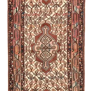 Løper Persisk teppe - Nomadisk - 300 x 85 cm - lys rød