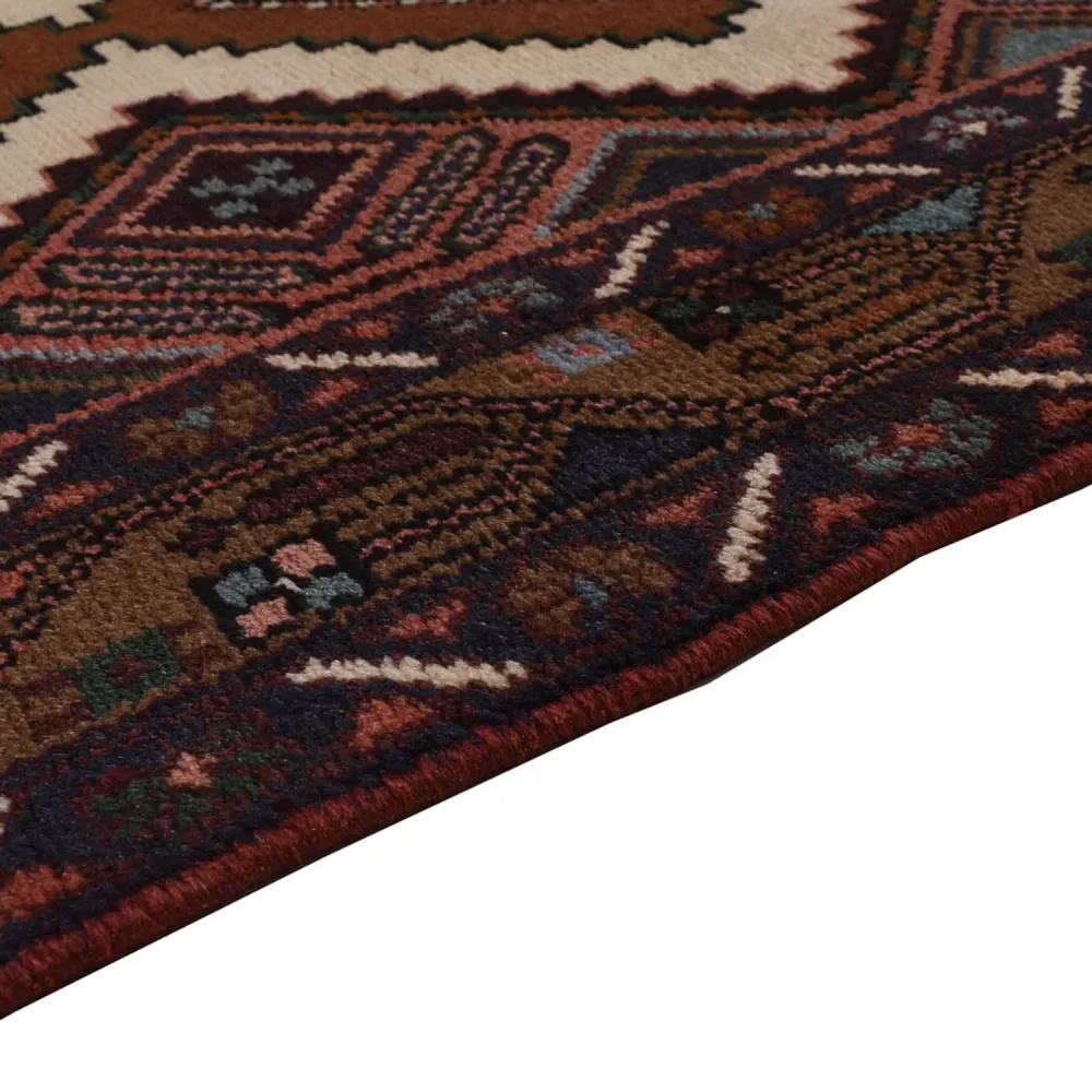 Løper Persisk teppe - Nomadisk - 302 x 80 cm - flerfarget