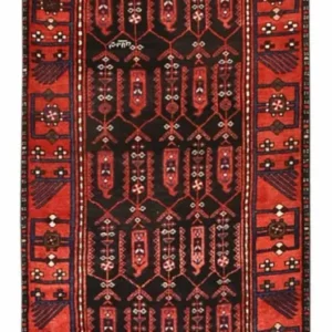 Løper Persisk teppe - Nomadisk - 303 x 104 cm - rød