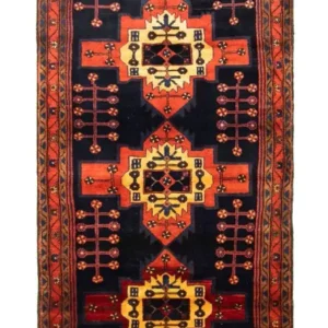 Løper Persisk teppe - Nomadisk - 305 x 115 cm - blå