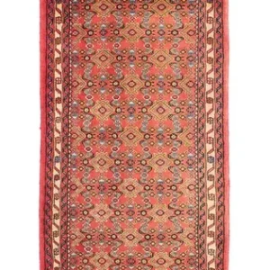 Løper Persisk teppe - Nomadisk - 305 x 70 cm - rød