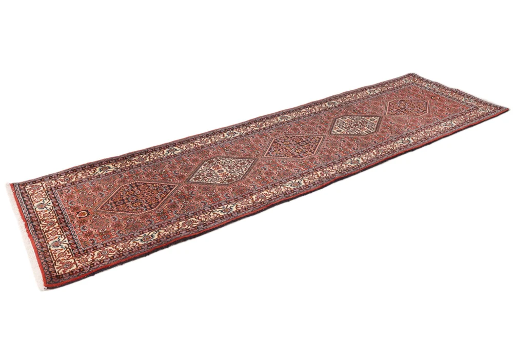 Løper Persisk teppe - Nomadisk - 305 x 86 cm - rust