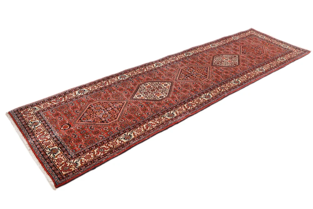 Løper Persisk teppe - Nomadisk - 305 x 86 cm - rust