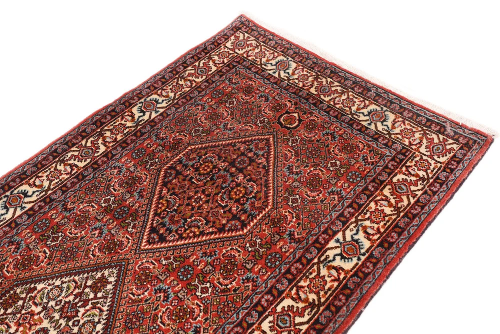 Løper Persisk teppe - Nomadisk - 305 x 86 cm - rust