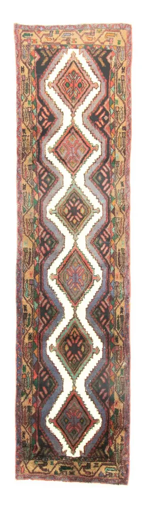 Løper Persisk teppe - Nomadisk - 306 x 78 cm - beige