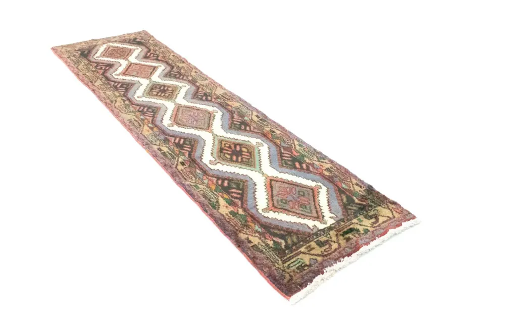 Løper Persisk teppe - Nomadisk - 306 x 78 cm - beige