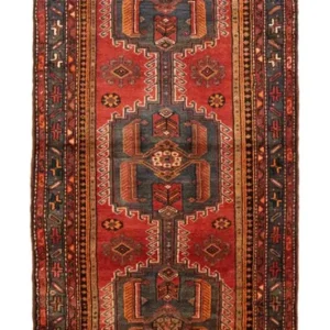 Løper Persisk teppe - Nomadisk - 307 x 103 cm - grønn